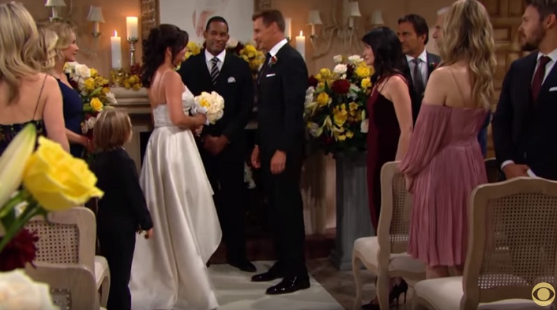 Bold and Beautiful Video Weekly Spoiler - Katie Logan (Heather Tom) and Thorne Forrester (Ingo Rademacher) Wedding Picture