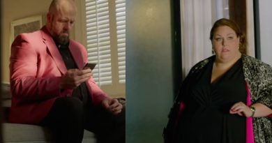 This Is Us spoilers: Toby Damon (Chris Sullivan) and Kate Pearson (Chrissy Metz).