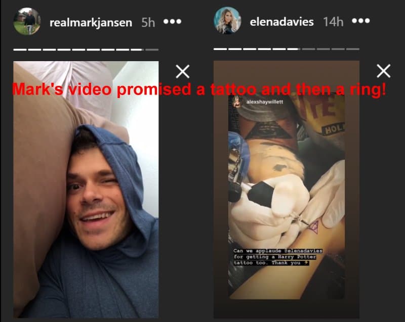 Big Brother: Mark Jansen - Elena Davies engaged