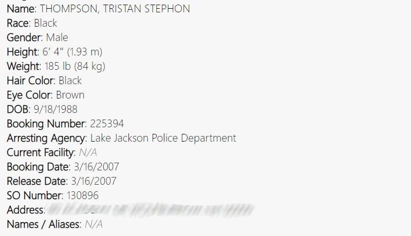 Married at First Sight - Tristan Thompson arrest