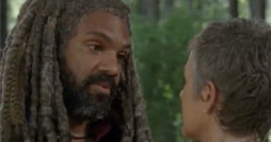 The Walking Dead: King Ezekiel (Khary Payton) Carol Peletier (Melissa McBride)