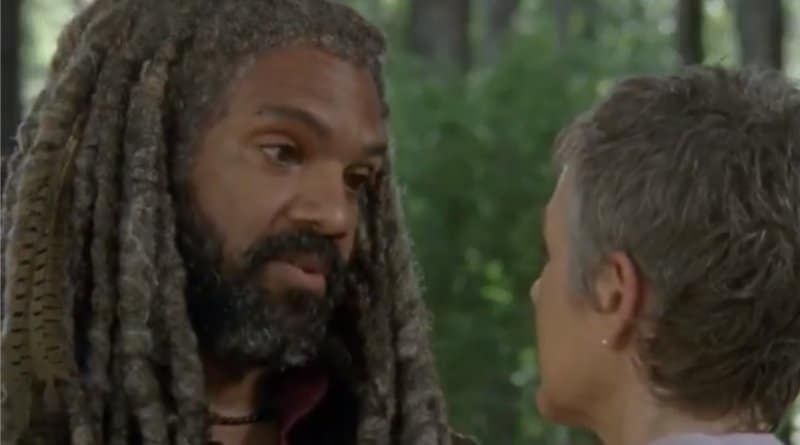 The Walking Dead: King Ezekiel (Khary Payton) Carol Peletier (Melissa McBride)