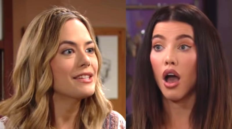 Bold and the Beautiful Spoilers: Hope Logan (Katherine Kelly Lang)- Steffy Forrester (Jacqueline MacInnes Wood)