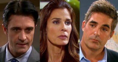 Days of Our Lives Spoilers: Gilles Marini (Ted Laurent)-Kristian Alfonso (Hope Brady)-Galen Gering (Rafe Hernandez)