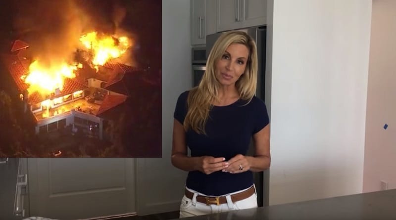 Real Housewives of Beverly Hills - Camille Grammer House Burns to Ground
