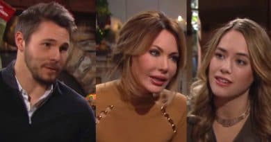 Bold and the Beautiful Spoilers: Liam Spencer (Scott Clifton) -Taylor Hayes (Hunter Tylo) - Hope Logan (Annika Noelle)