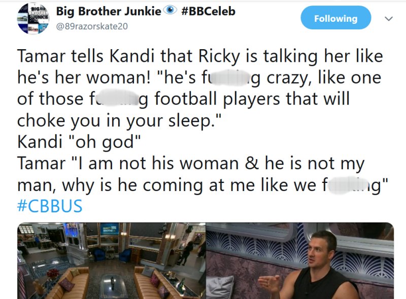 Celebrity Big Brother: Ricky Williams