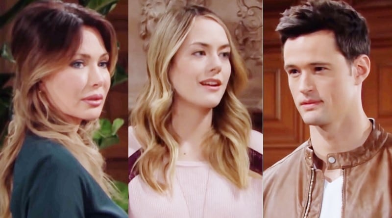 Bold and the Beautiful Spoilers: Taylor Hayes (Hunter Tylo) - Hope Logan (Annika Noelle) - Thomas Forrester (Matthew Atkinson)