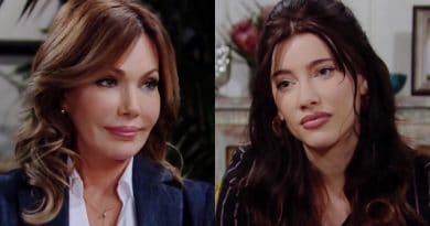 Bold and the Beautiful Spoilers: Taylor Hayes (Hunter Tylo) - Steffy Forrester (Jacqueline MacInnes Wood)