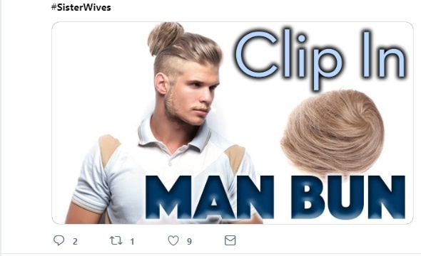 Sister Wives: Kody Brown - Clip-On Man Bun