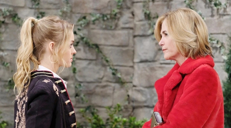Days of Our Lives: Claire Brady (Olivia Rose Keegan) - Eve Donovan (Kassie DePaiva)