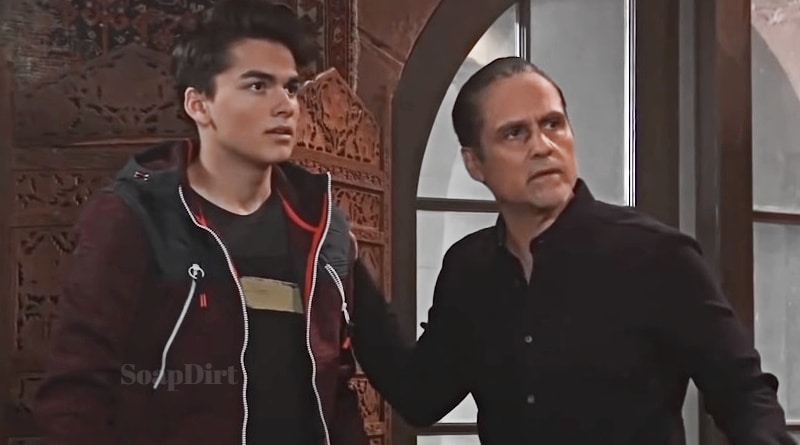 General Hospital: Dev Cerci (Ashton Arbab) - Sonny Corinthos (Maurice Benard)