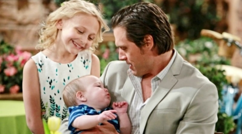 Young and the Restless: Faith Newman (Alyvia Alyn Lind) - Nick Newman (Joshua Morrow)