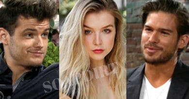 Young and the Restless Spoilers: Kyle Abbott (Michael Mealor) - Zoe Hardisty (Anna Grace Barlow) - Theo Vanderway (Tyler Johnson)