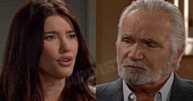Bold and the Beautiful Spoilers: Steffy Forrester (Jacqueline MacInnes Wood) - Eric Forrester (John McCooke)