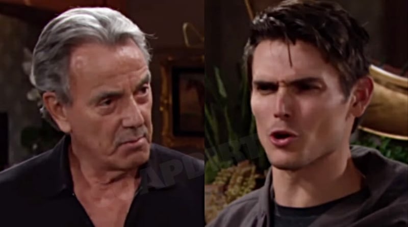 Young and the Restless Spoilers: Victor Newman (Eric Braeden) - Adam Newman (Mark Grossman)