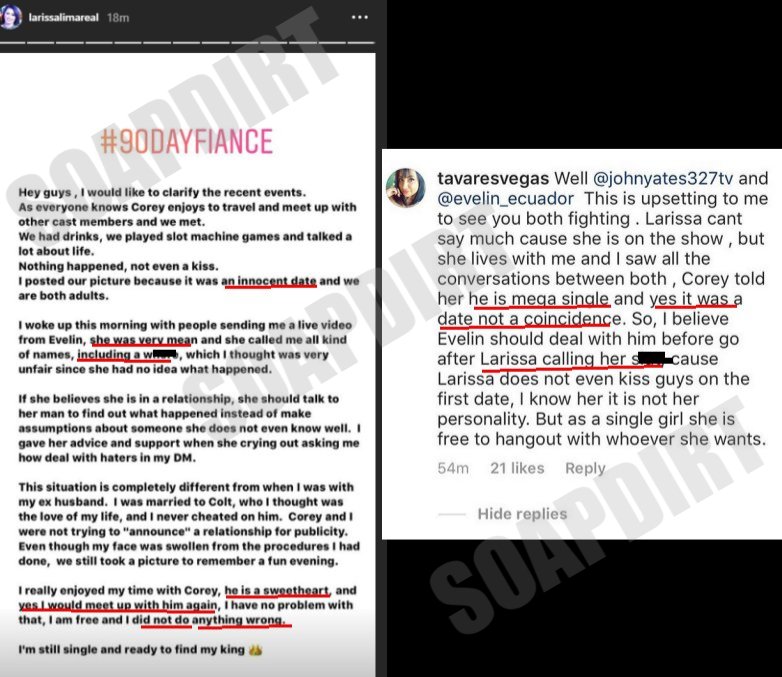 90 Day Fiance: Corey Rathgeber - Larissa Dos Santos Lima - Evelin Villegas - The Other Way