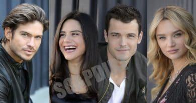 Young and the Restless Spoilers: Theo Vanderway (Tyler Johnson) - Lola Rosales (Sasha Calle) - Kyle Abbott (Michael Mealor) - Summer Newman (Hunter King)