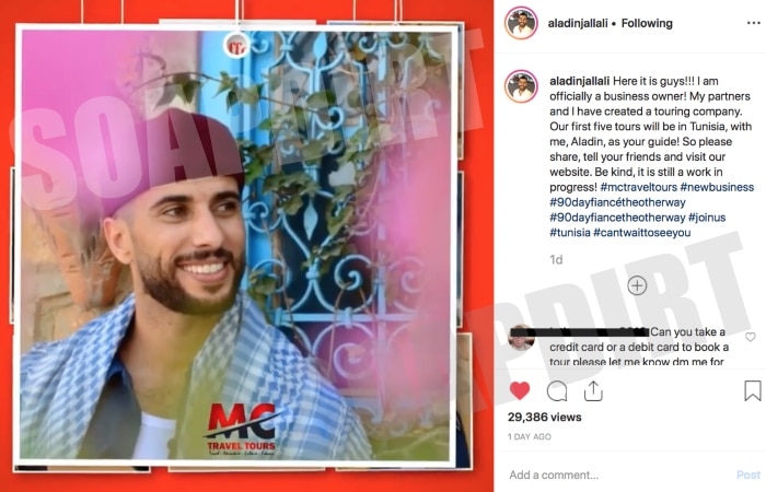 90 Day Fiance: Aladin Jallali - Instagram