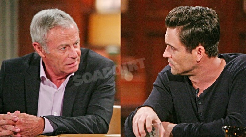 Young and the Restless Spoilers: Colin Atkinson (Tristan Rogers) - Cane Ashby (Daniel Goddard)