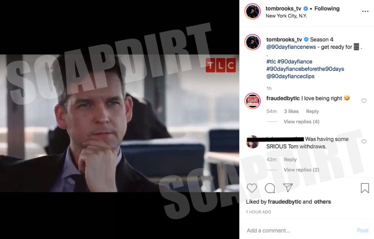 90 Day Fiance: Tom Brooks - Instagram