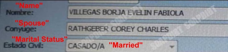 Corey Rathgeber and Evelin Villegas married