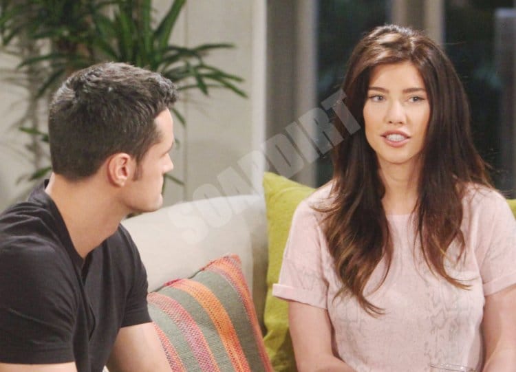 Bold and the Beautiful Spoilers: Steffy Forrester (Jacqueline MacInnes Wood) - Thomas Forrester (Matthew Atkinson)