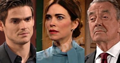 Young and the Restless Spoilers-Adam Newman (Mark Grossman) - Victoria Newman (Amelia Heinle) - Victor Newman (Eric Braeden)