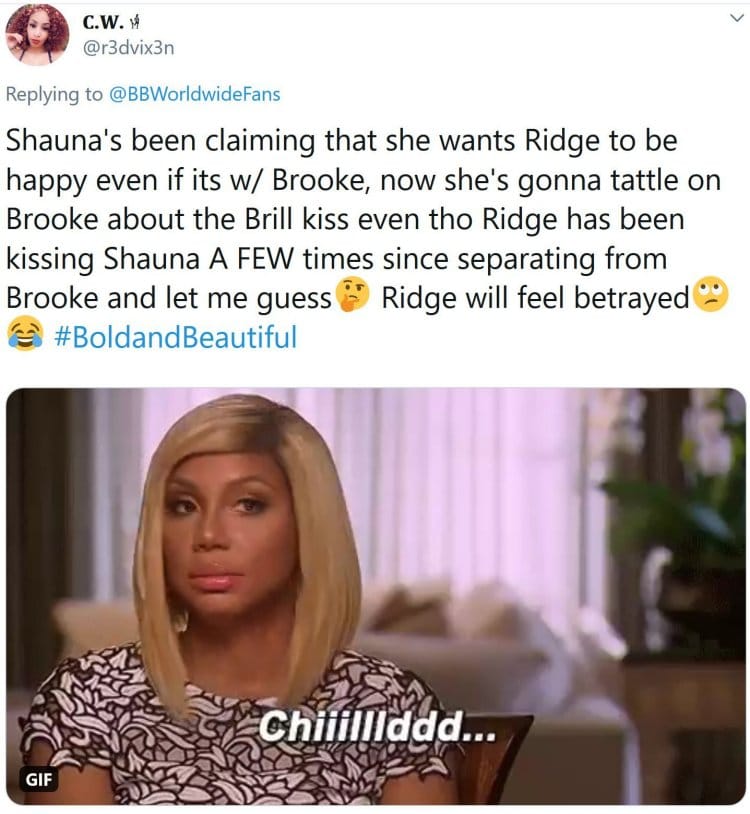 Bold and the Beautiful Spoilers: Brooke Logan (Katherine Kelly Lang) - Ridge Forrester (Thorsten Kaye)