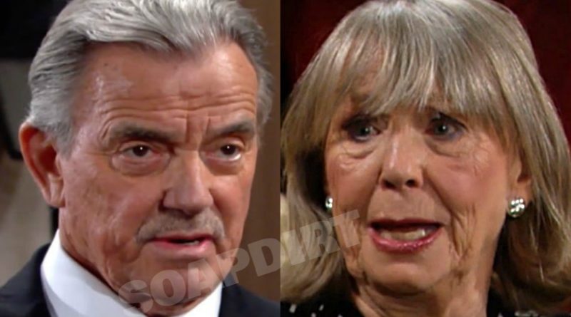 Young and the Restless Spoilers: Victor Newman (Eric Braeden) - Dina Mergeron (Marla Adams)