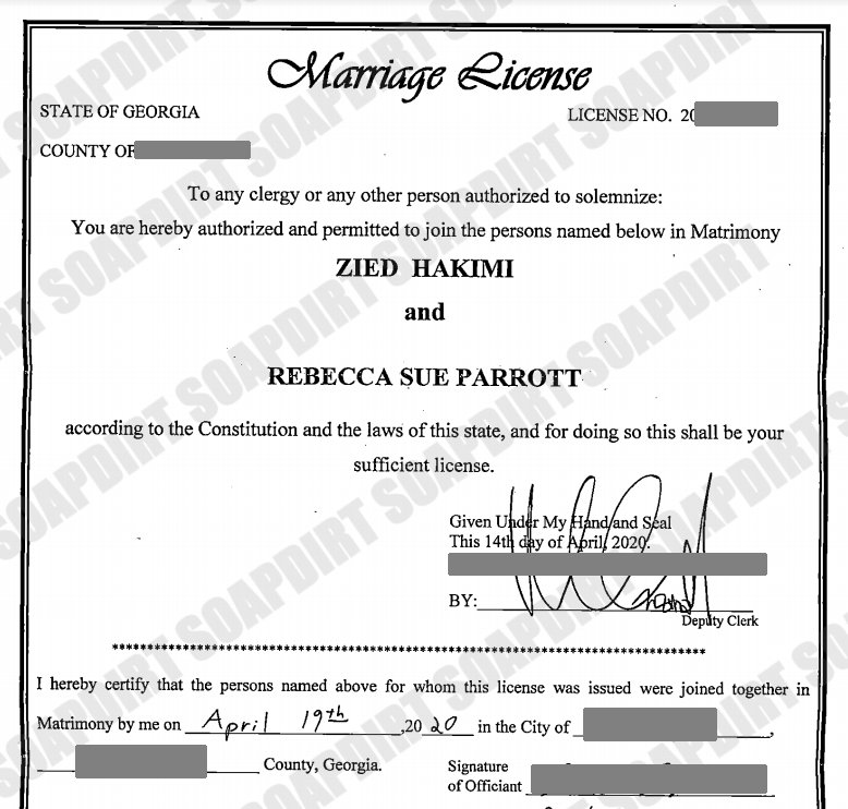 90 Day Fiance: Rebecca Parrott - Zied Hakimi - Before the 90 Days - Marriage License