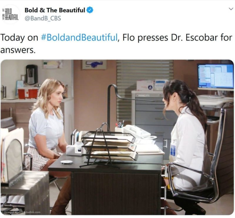 Bold and the Beautiful Spoilers: Flo Fulton (Katrina Bowden) - Penny Escobar (Monica Ruiz)