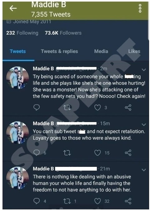 Sister Wives: Maddie Brown Brush Tweets
