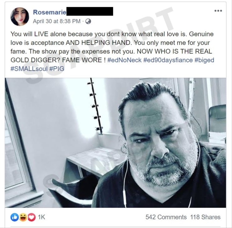 90 Day Fiance: Rose Marie Vega - Ed Brown - Before The 90 Days