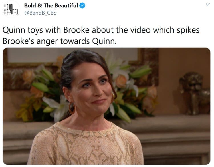 Bold and the Beautiful Spoilers: Quinn Fuller (Rena Sofer)