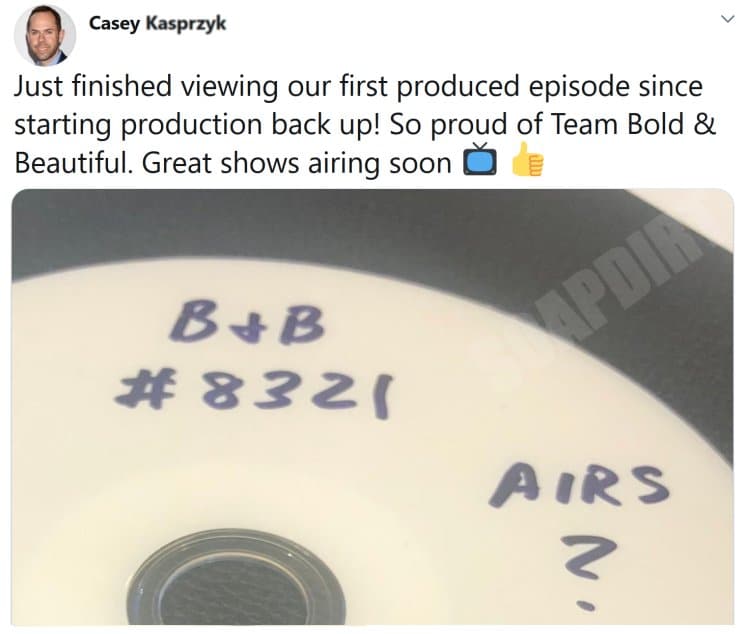 Bold and the Beautiful: New Episode 8321