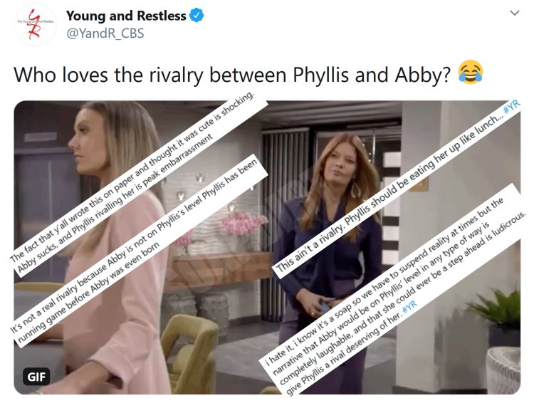 Young and the Restless: Phyllis Summers (Michelle Stafford) - Abby Newman (Melissa Ordway)