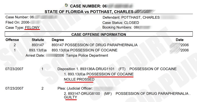 Charlie Potthast - Drug Arrest - Happily Ever After
