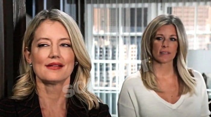 General Hospital Spoilers: Carly Corinthos (Laura Wright) - Nina Reeves (Cynthia Watros)