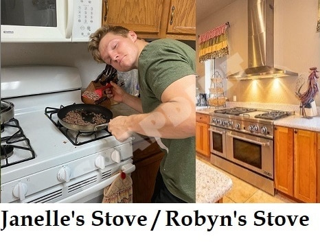 Sister Wives: Janelle Brown Stove - Robyn Brown Stove - Garrison Brown Cooking
