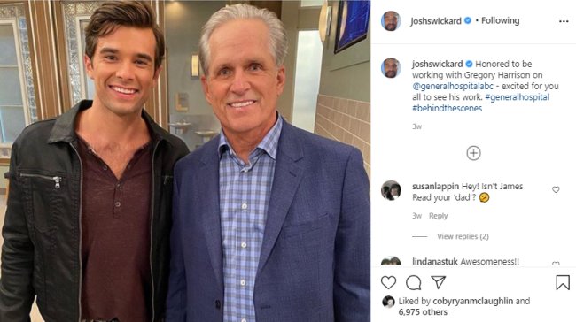 General Hospital Comings And Goings: Harrison Chase (Josh Swickard) - Gregory Chase (Gregory Harrison)