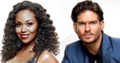 Young and the Restless Comings and Goings: Theo Vanderway (Tyler Johnson) - Amanda Sinclair (Mishael Morgan)