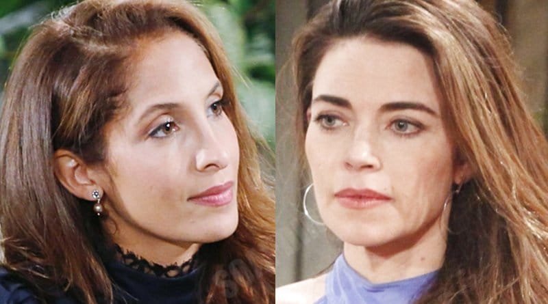 Young and the Restless Spoilers: Lily Winters (Christel Khalil) - Victoria Newman (Amelia Heinle)