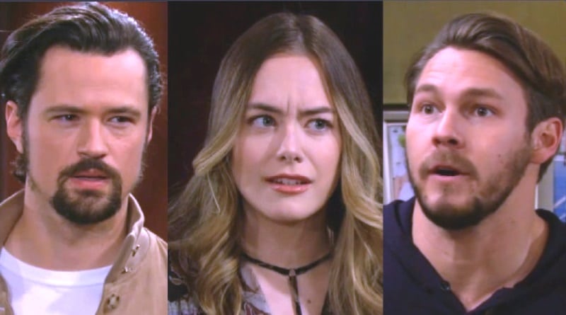 Bold and the Beautiful Spoilers: Thomas Forrester (Matthew Atkinson) - Hope Logan (Annika Noelle) - Liam Spencer (Scott Clifton)
