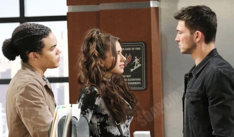 Days of our Lives Comings and Goings: Ciara Brady (Victoria Konefal) - Ben Weston (Robert Scott Wilson) - Theo Carver (Cameron Johnson)