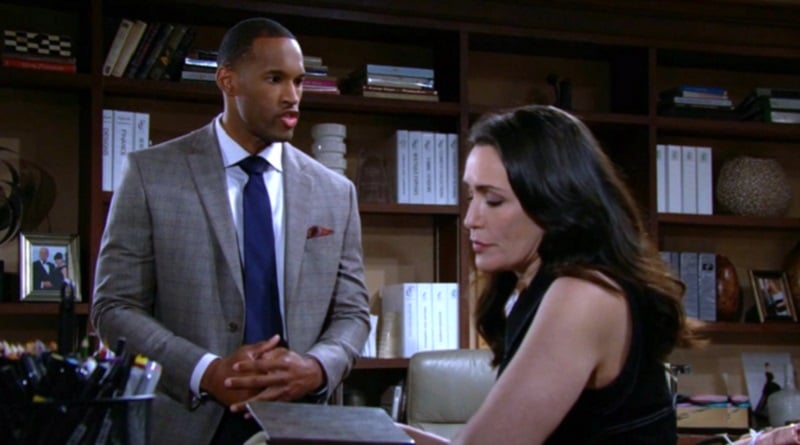 Bold and the Beautiful Spoilers: Carter Walton (Lawrence Saint-Victor) - Quinn Fuller (Rena Sofer)