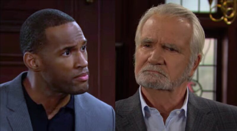 Bold and the Beautiful Spoilers: Carter Walton (Lawrence Saint-Victor) - Eric Forrester (John McCook)