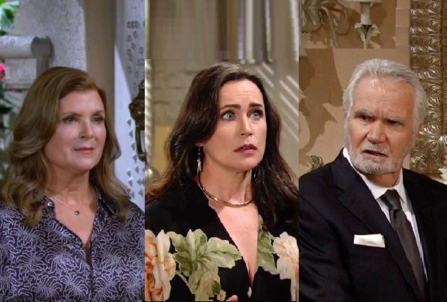 Bold and the Beautiful Spoilers: Eric Forrester (John McCook) - Quinn Fuller (Rena Sofer - Sheila Carter (Kimberlin Brown)