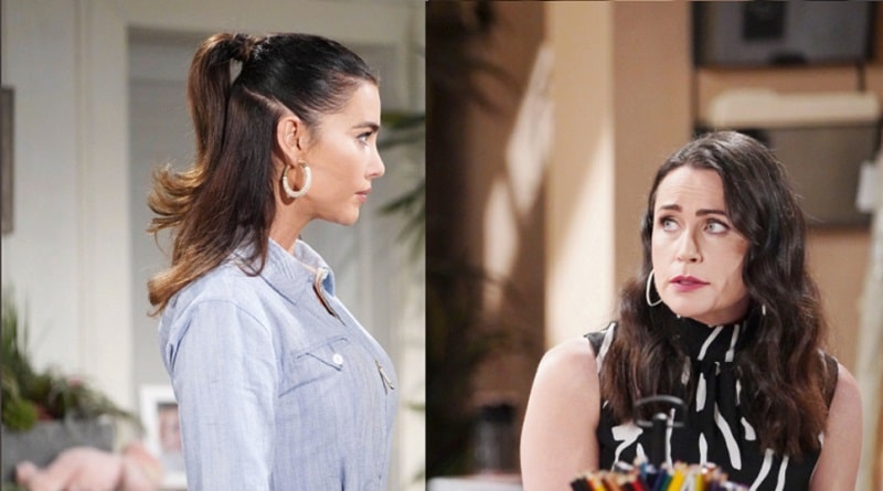 Bold and the Beautiful Spoilers: Steffy Forrester (Jacqueline MacInnes Wood) - Quinn Fuller (Rena Sofer)