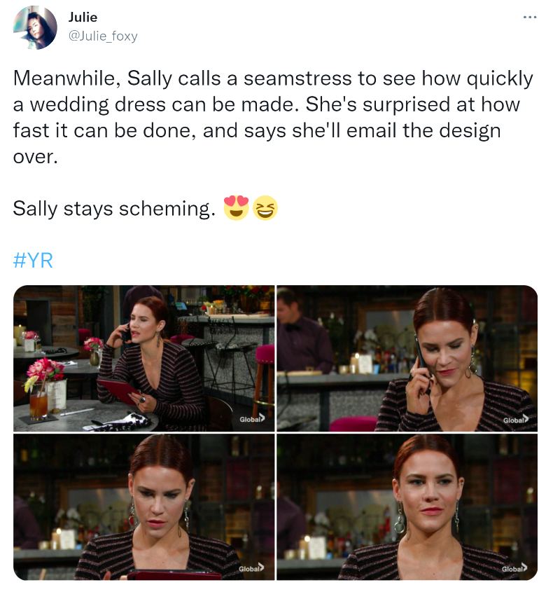 Young and the Restless: Sally Spectra (Courtney Hope)